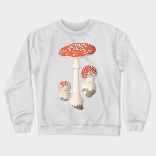 Vintage Mushroom Illustration Crewneck Sweatshirt